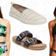 Tropical Halter Bikini Top, $25 | Mad Love Lonnie Slip On Shoes, $20 | Mad Love Keava Footbed Sandals, $23 | Macrame High Neck Bikini Top, $18